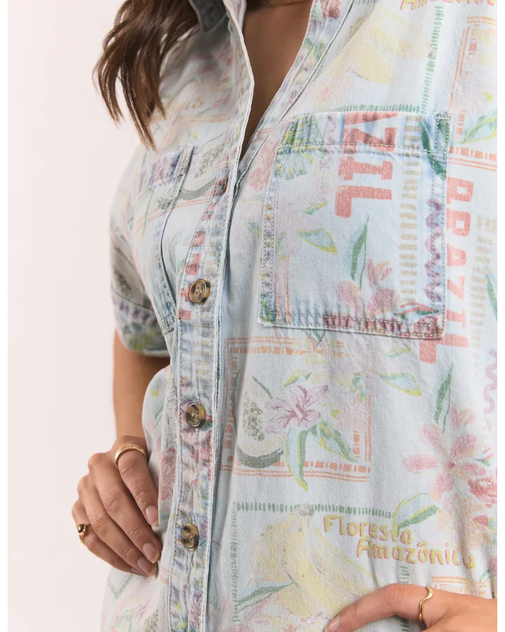 Jade Denim Dress | Elm