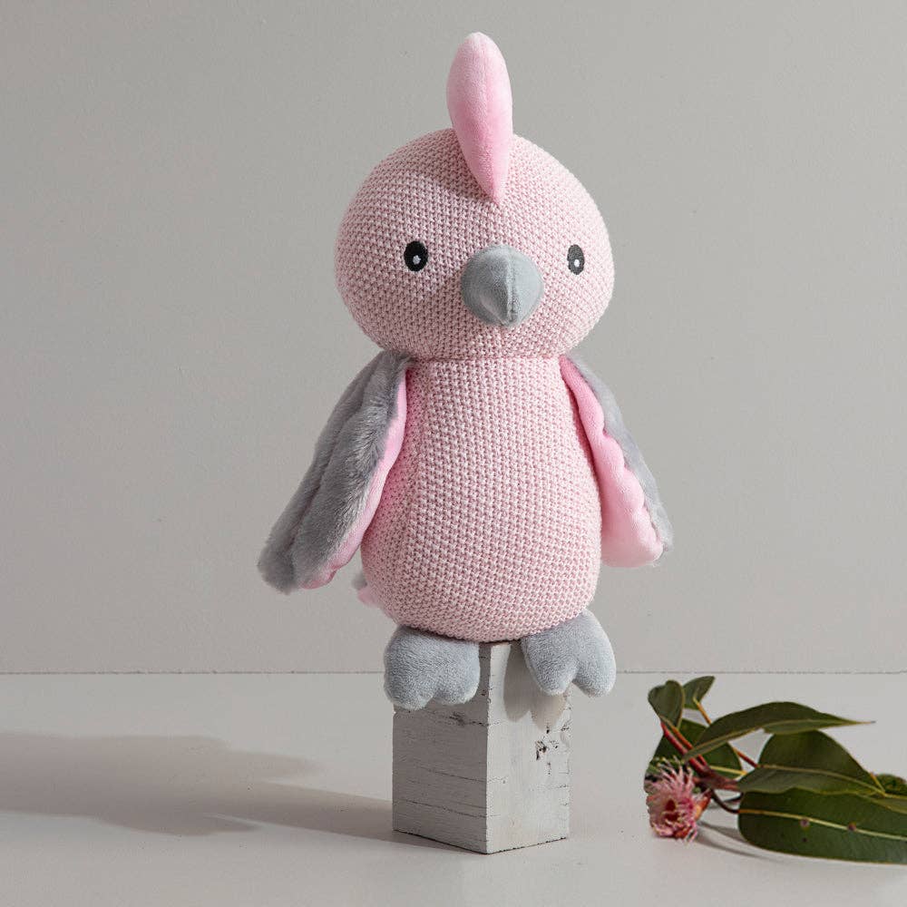 Gary the Galah - Knitted Toy
