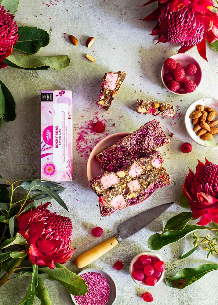 Lovers Lane Rocky Road: 100 grams