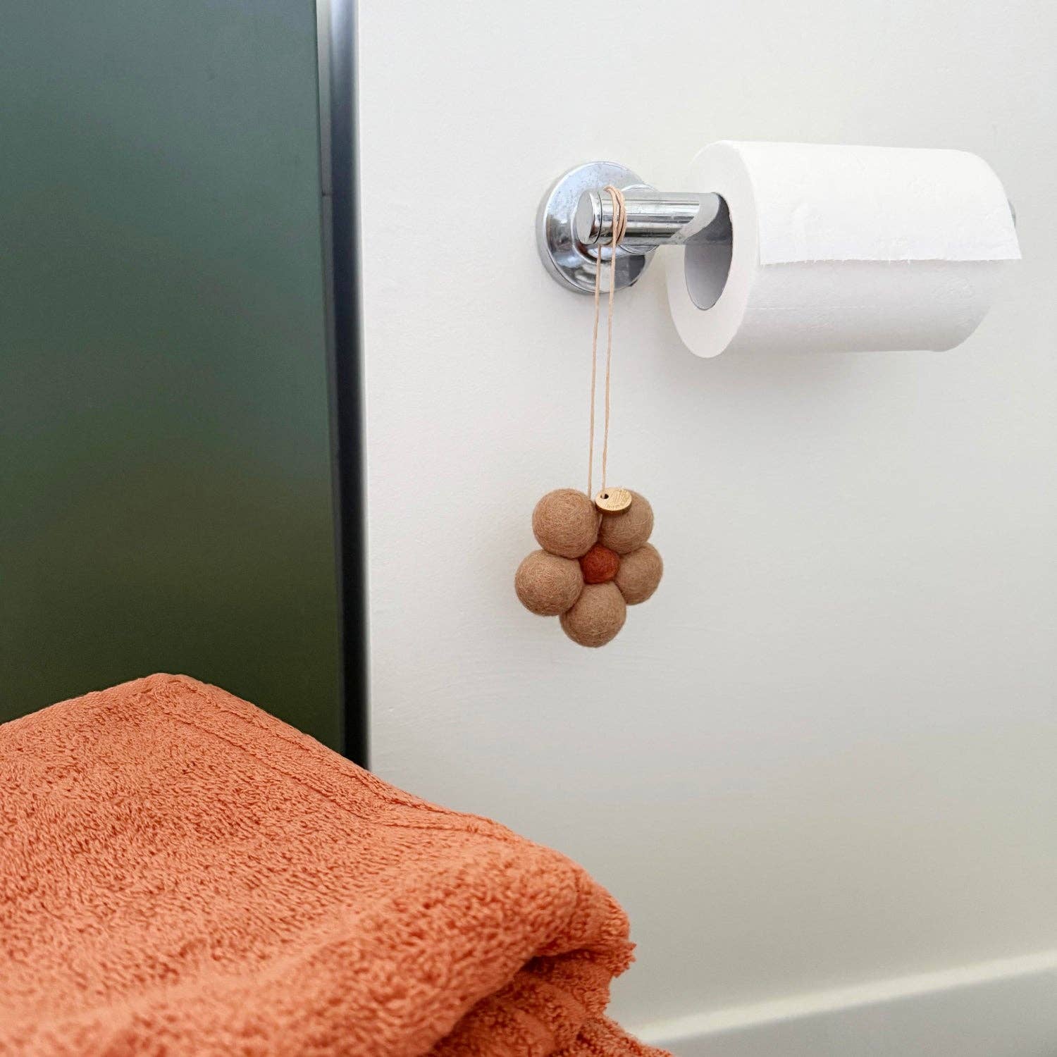 Felt Flower Fresheners - Creamy Caramel