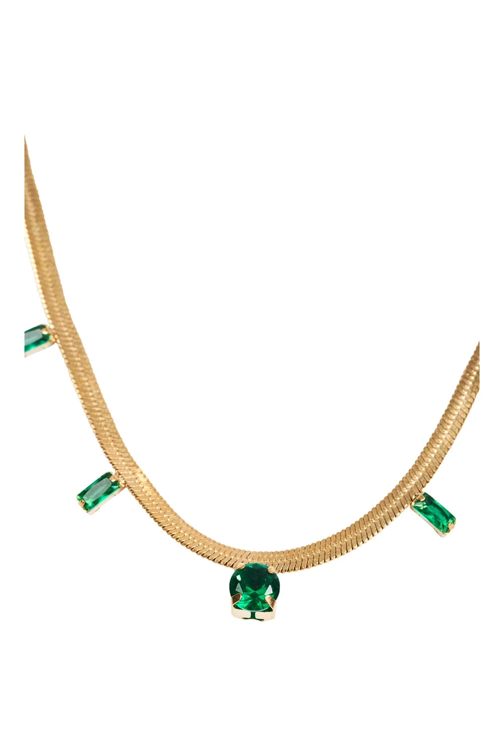 Palmier Necklace | Emerald