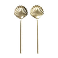 Clam Salad Servers | Gold
