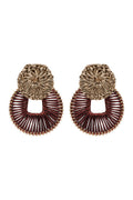 Berber Woven Earring | Gold Flora
