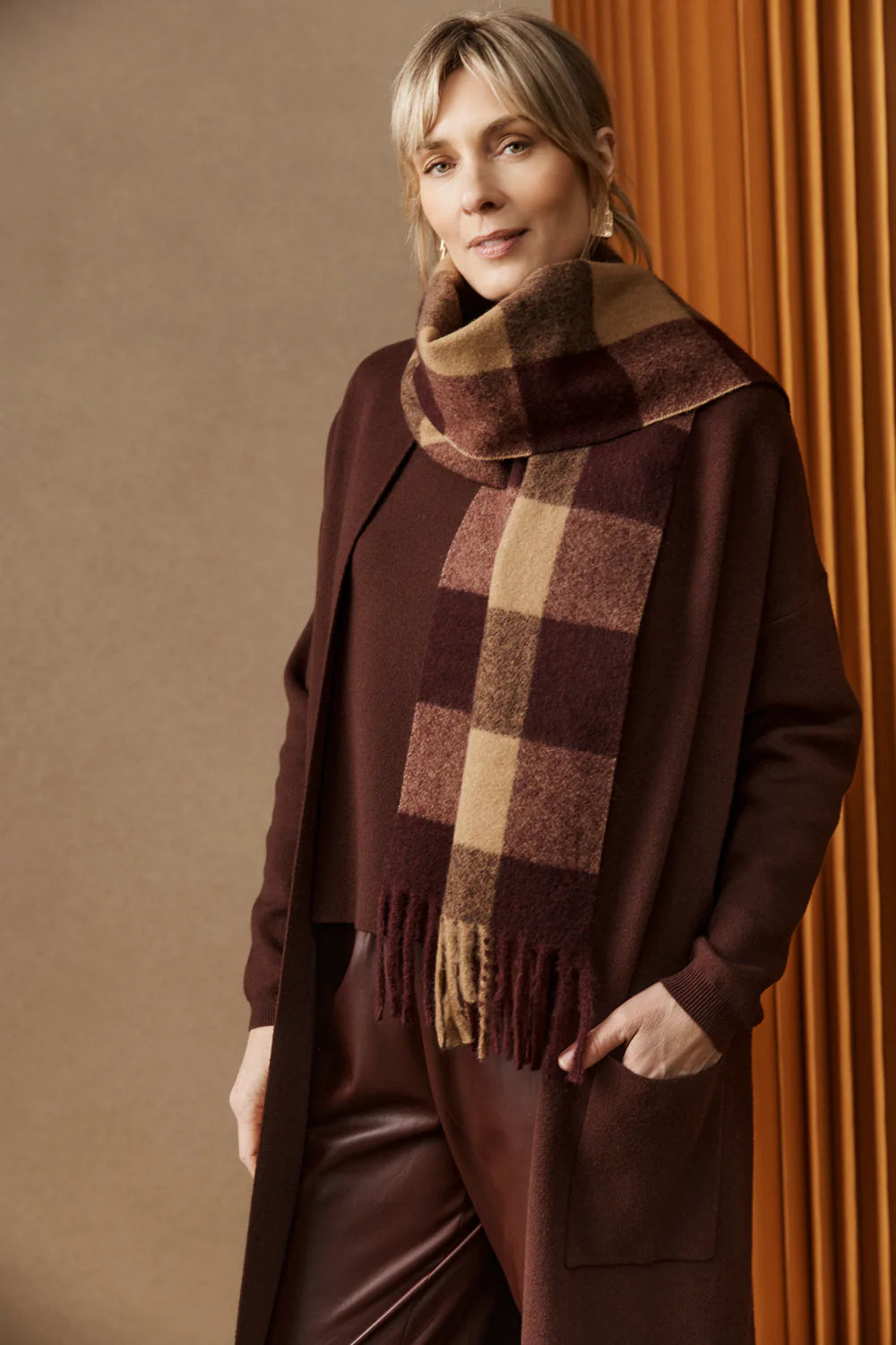 Zala Scarf - Mahogany
