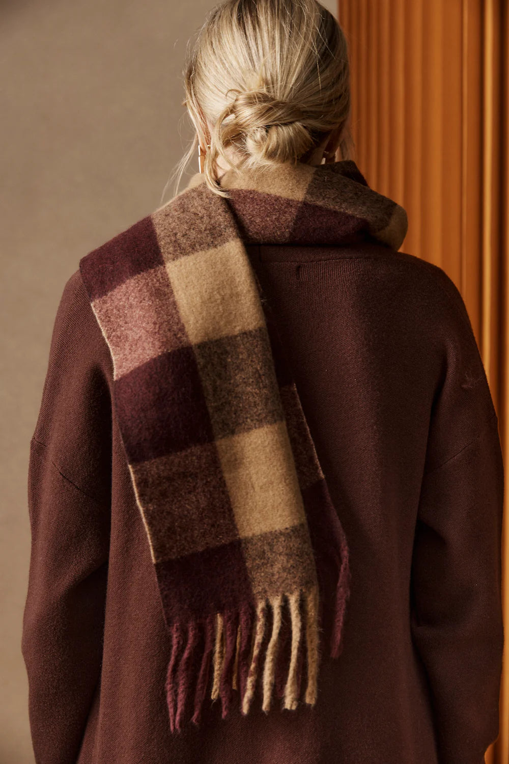 Zala Scarf - Mahogany