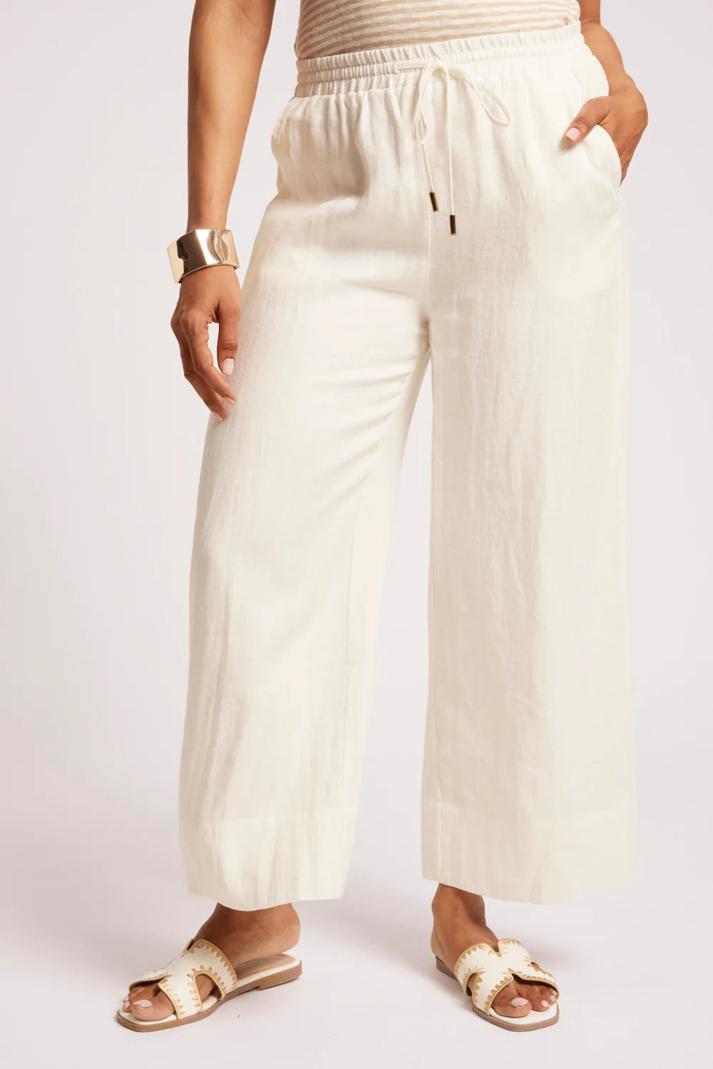 Cove Relaxed Pant | White
