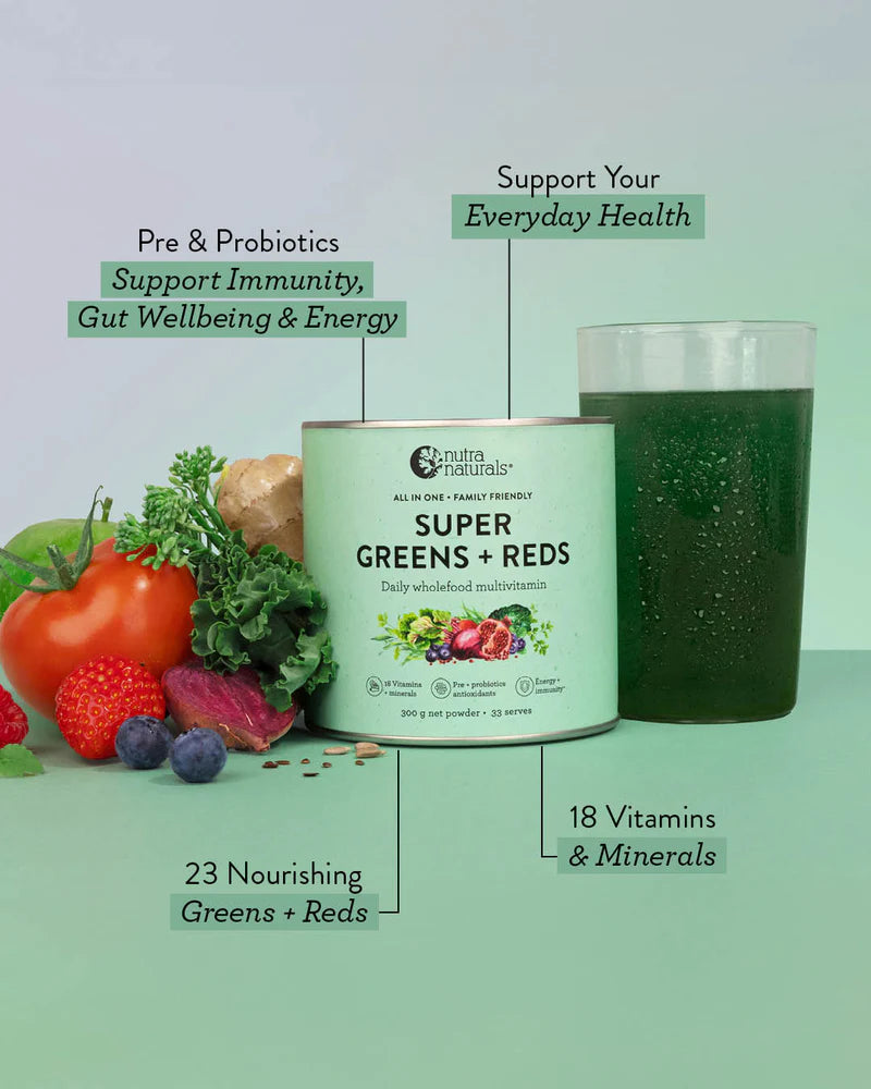 Nutra Natural Super Greens + Reds