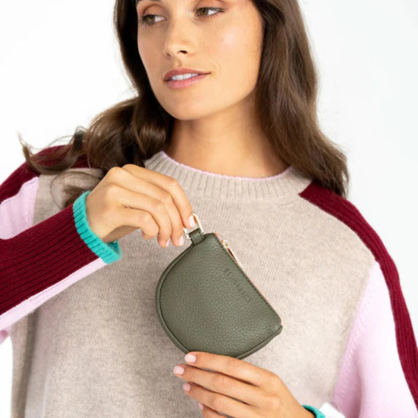 Elms+King Camden Coin Purse | Khaki