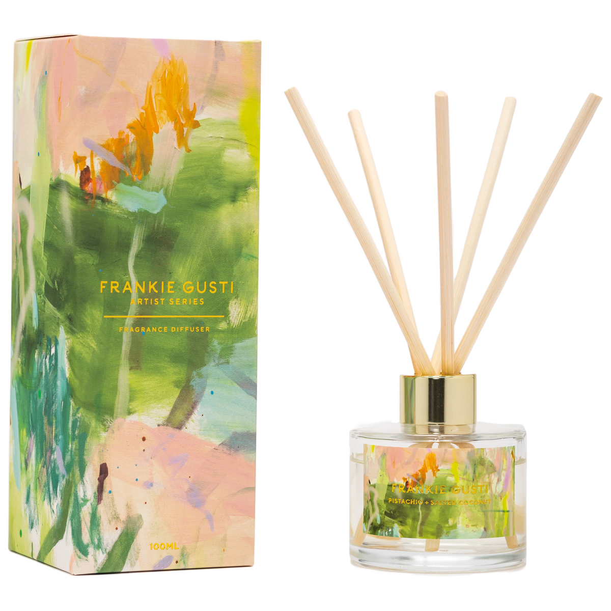 Artist Series Diffuser | Pistachio + Salted Coconut | Kate Eliza