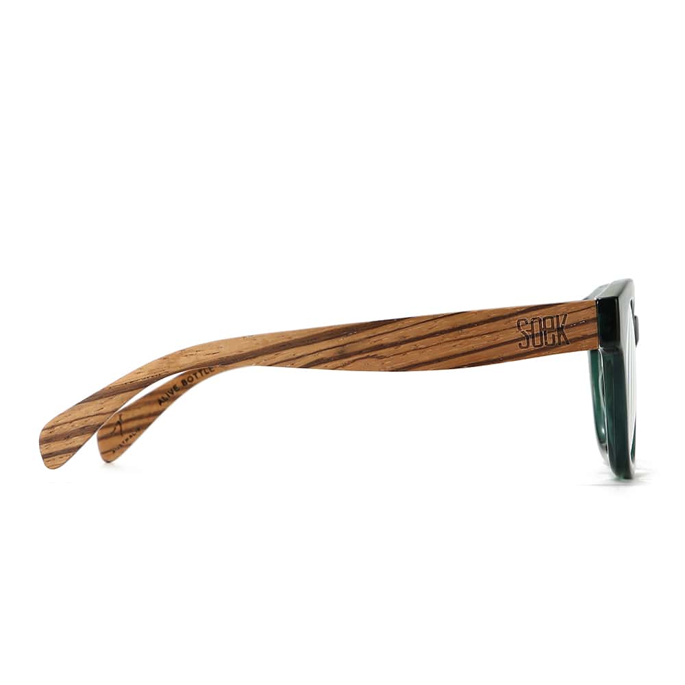 SOEK Unisex Magnifying Readers | Alive Bottle Green