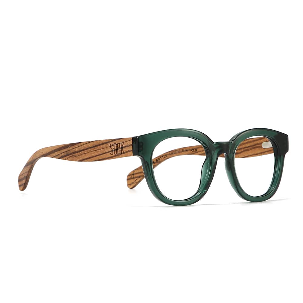 SOEK Unisex Magnifying Readers | Alive Bottle Green