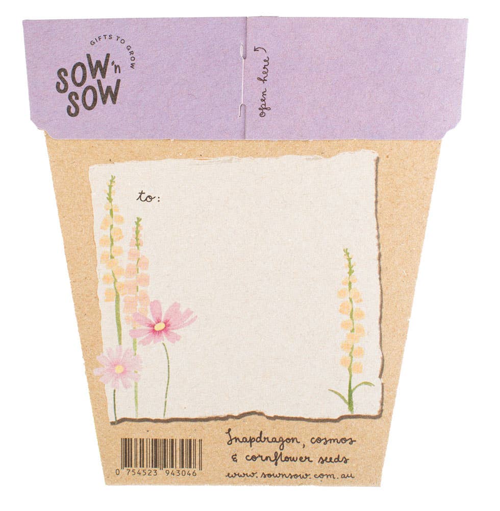Happy Birthday Picnic Gift of Seeds | Sow 'n Sow