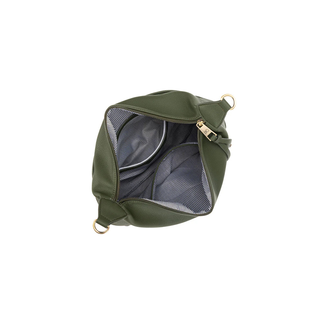 Dana Dark Olive Crossbody Bag