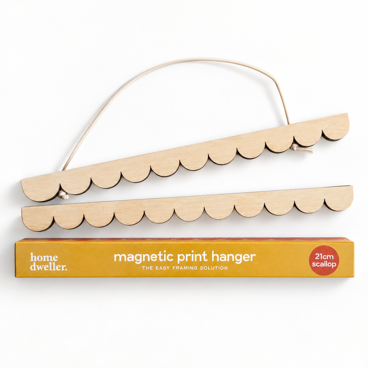 Scallop Magnetic Print Hanger