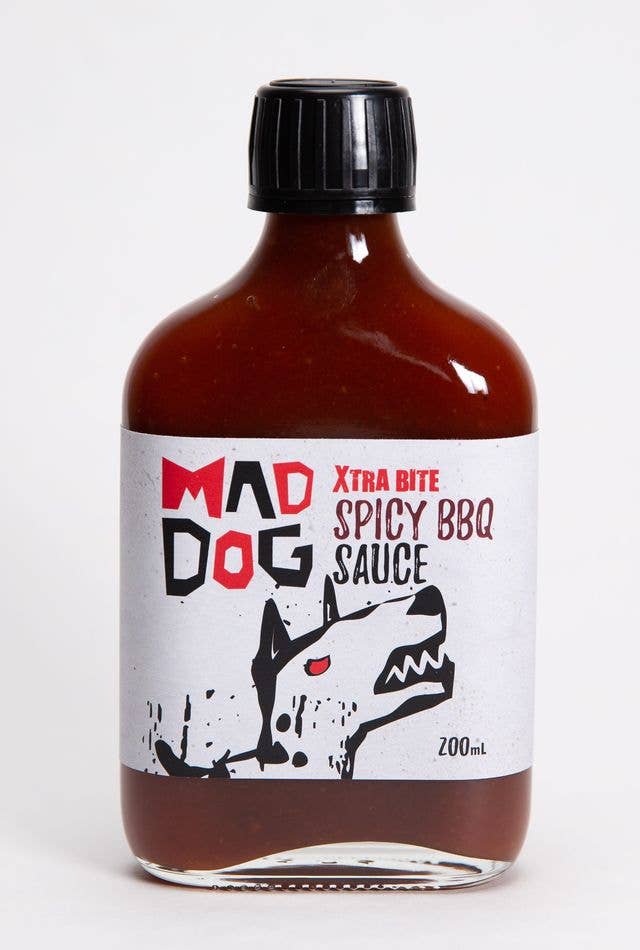 Mad Dog Xtra Bite Spicy BBQ Sauce 200ml: 200ml