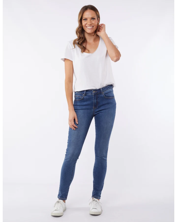 Maya Denim Jean | Washed Blue