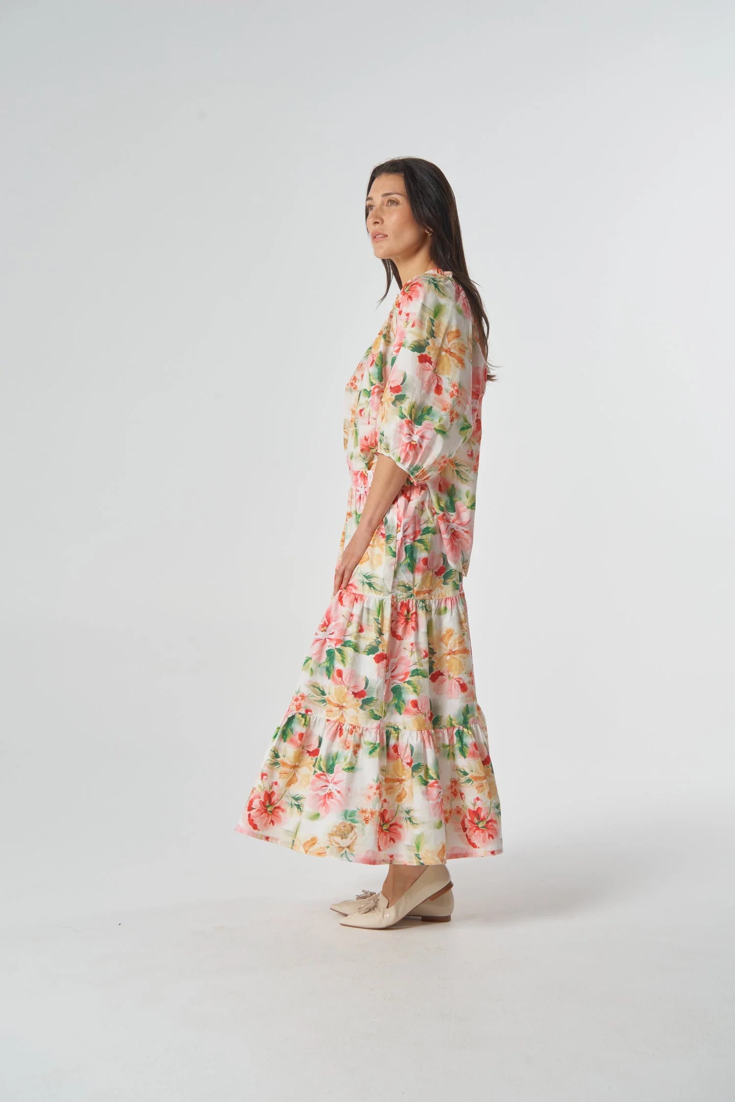 Gather Cotton Blouse - Goondiwindi Cotton