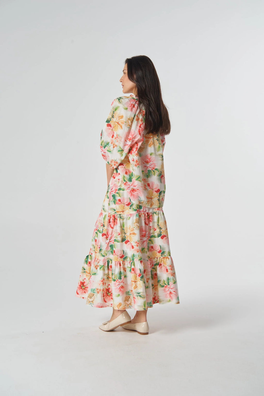 Gather Cotton Blouse - Goondiwindi Cotton