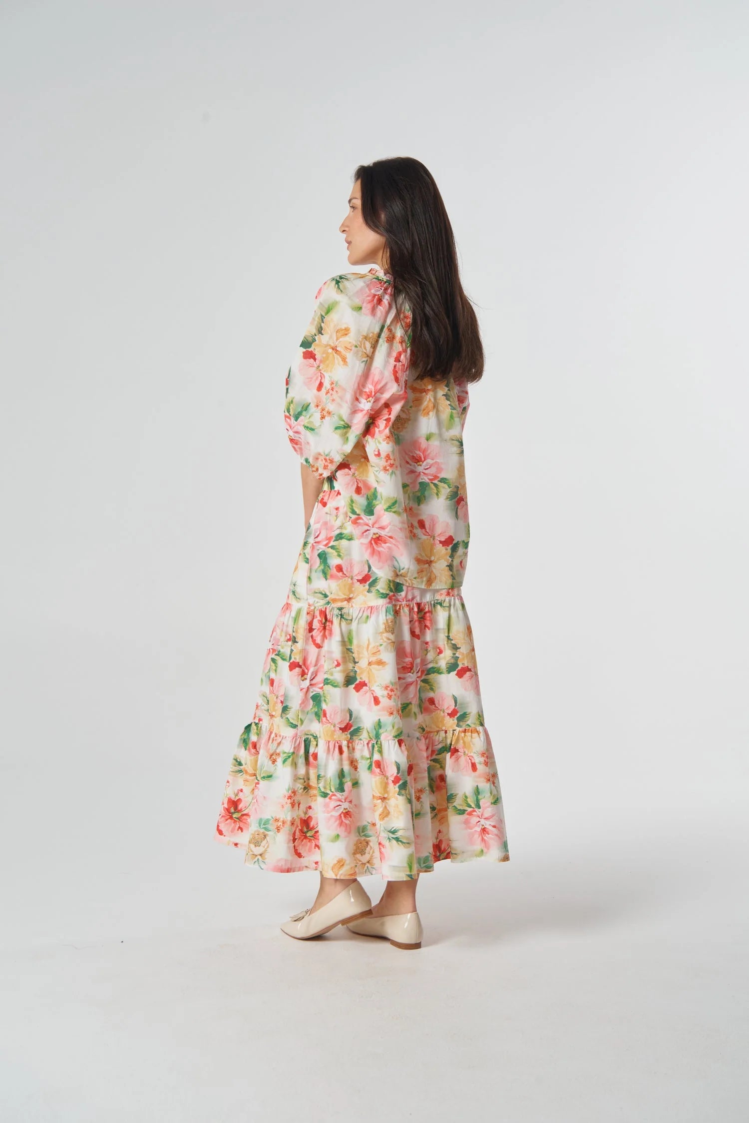 Gather Cotton Blouse - Goondiwindi Cotton