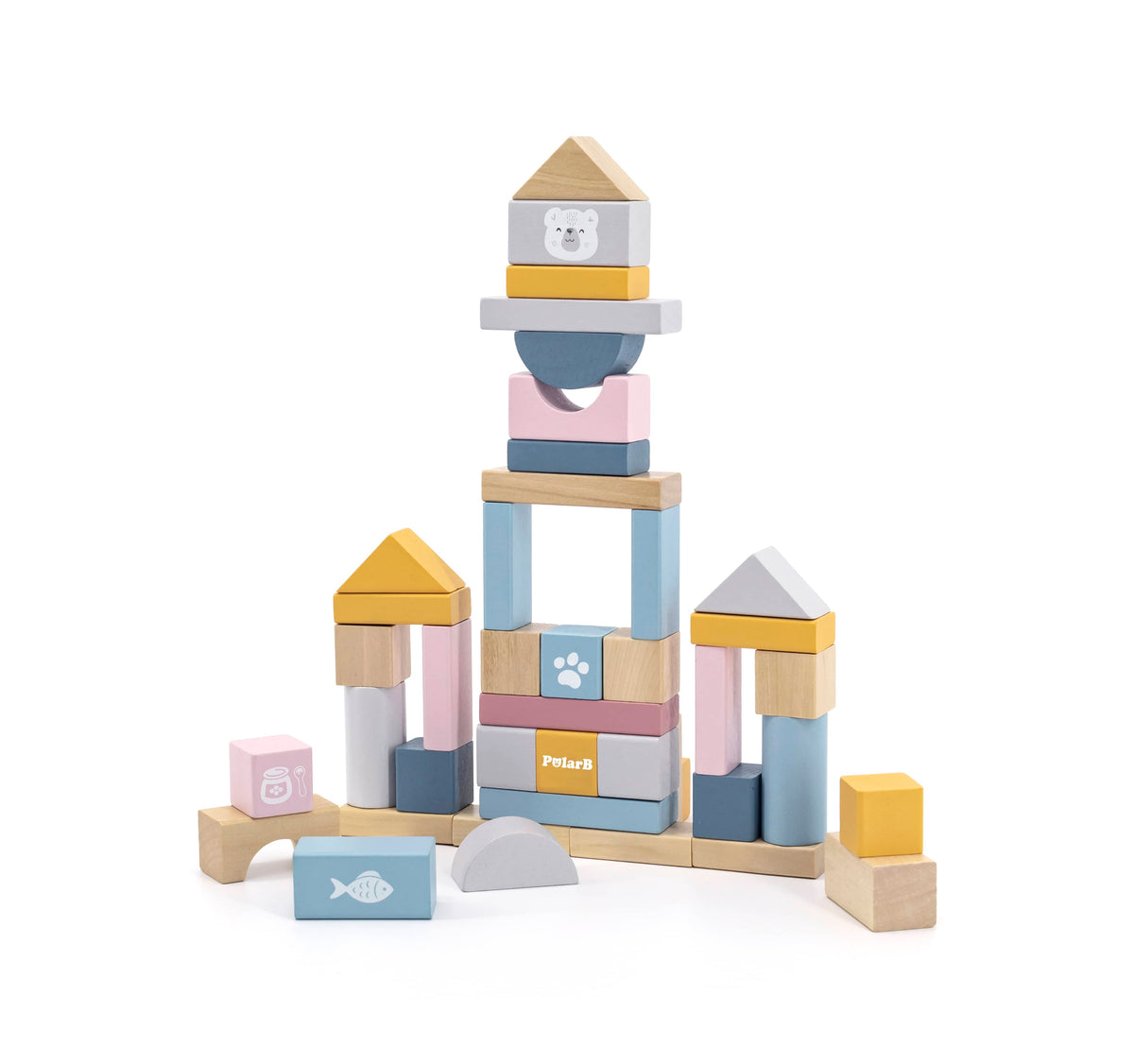 Wooden Blocks | 60pcs