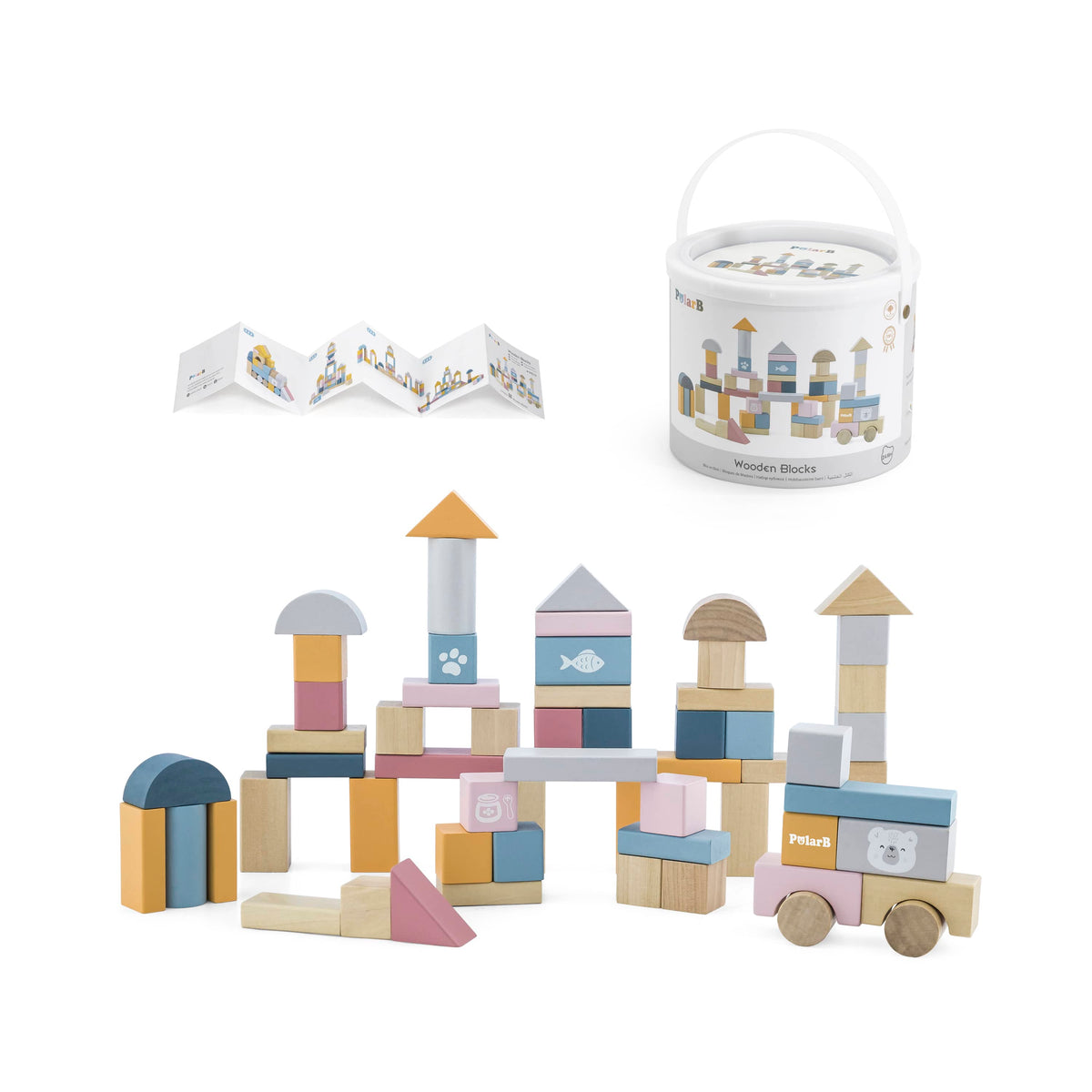 Wooden Blocks | 60pcs