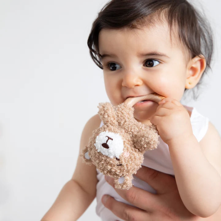 Ring Rattle & Dummy Chain Gift Set | Cuddly Bear