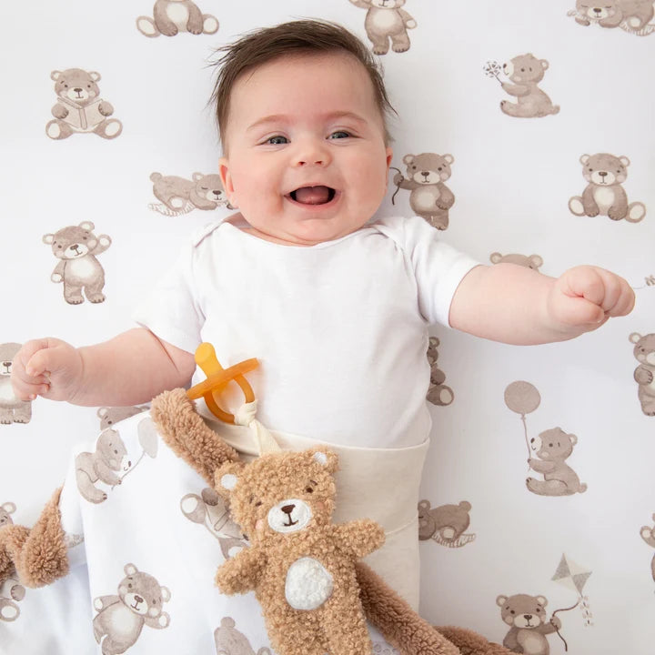 Ring Rattle & Dummy Chain Gift Set | Cuddly Bear