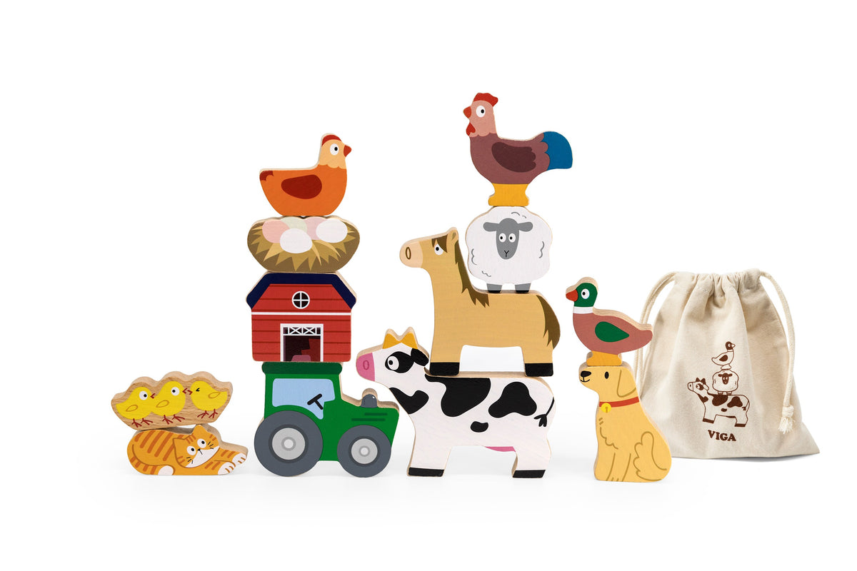 Farm Animal Stacking Game