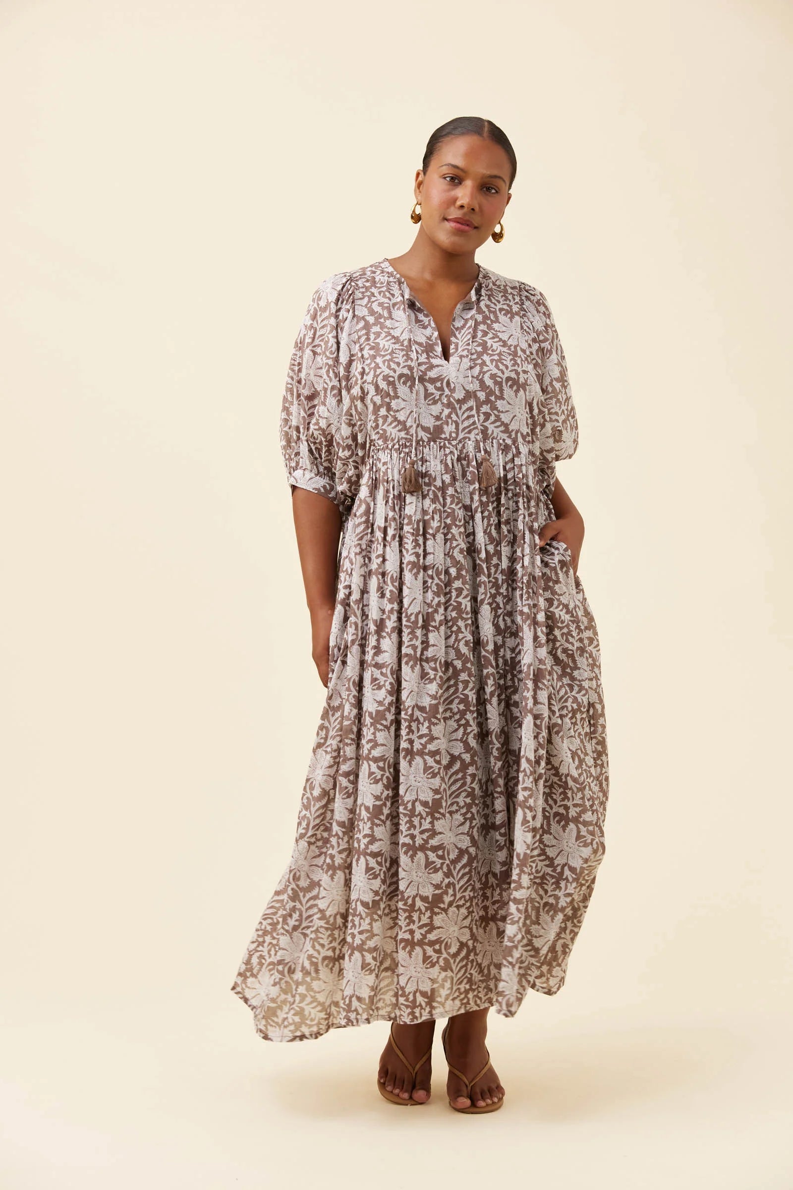 Wilma Maxi | Taupe