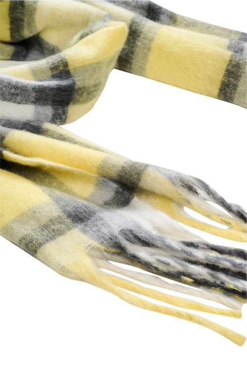 Sloane Check Scarf - Butter