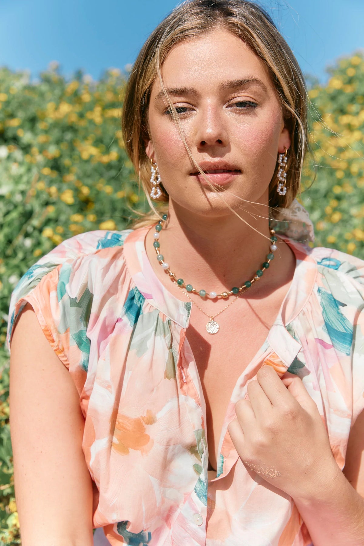 Frances Necklace | Emerald