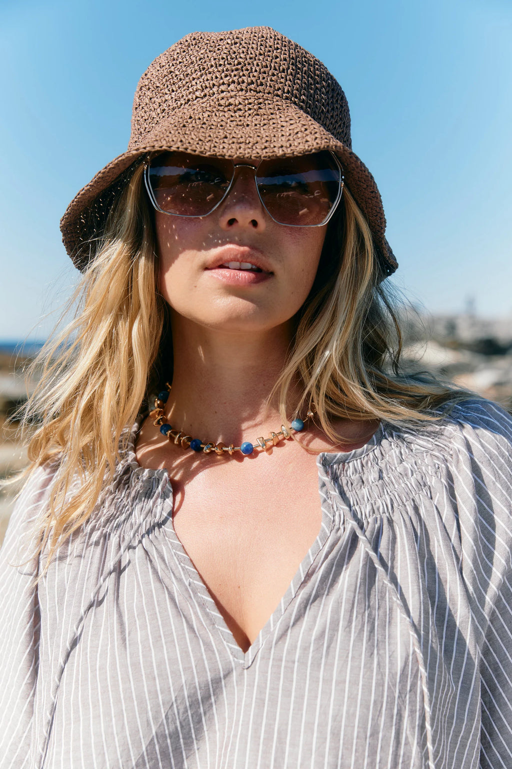 Frances Necklace | Azure
