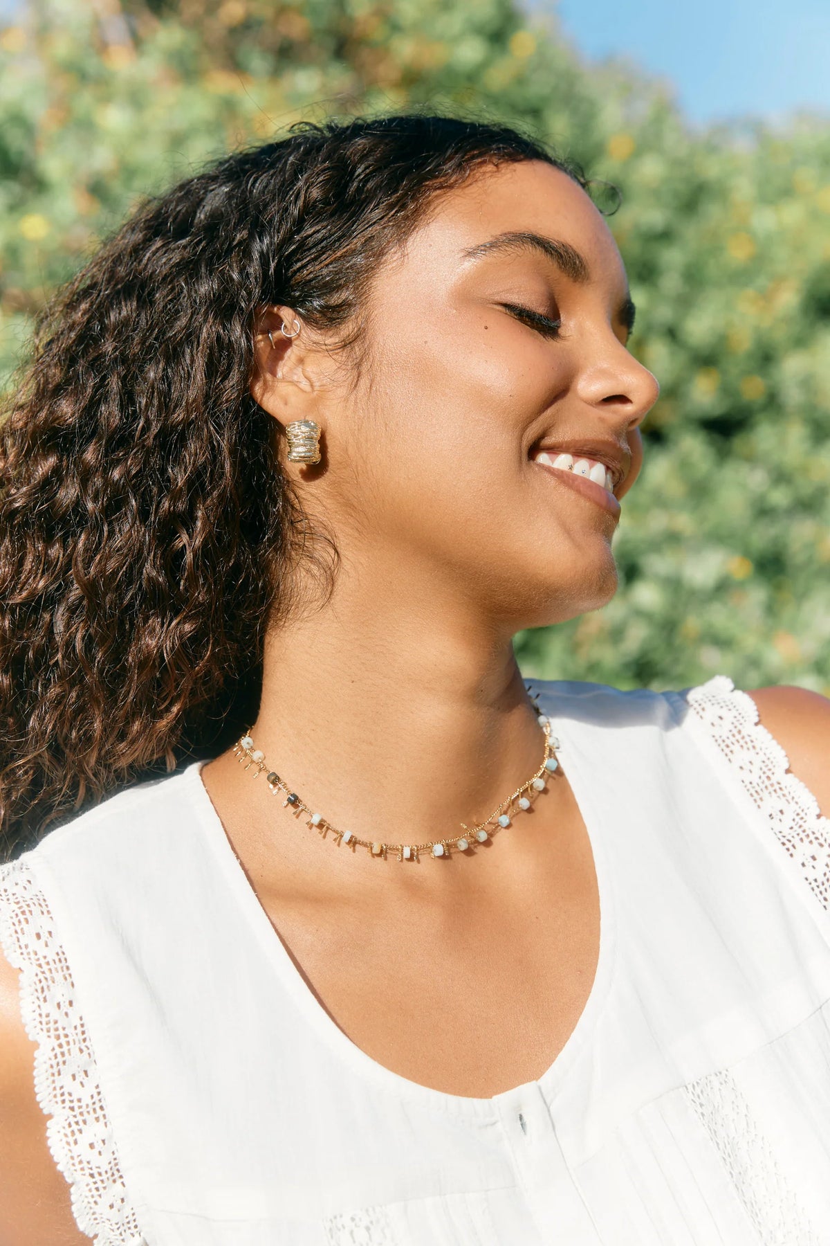 Marcelle Necklace | Double Chain