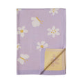Pram Knitted Blanket | Lilac Daisy Dreams