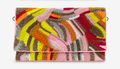 Abstract Beaded Clutch