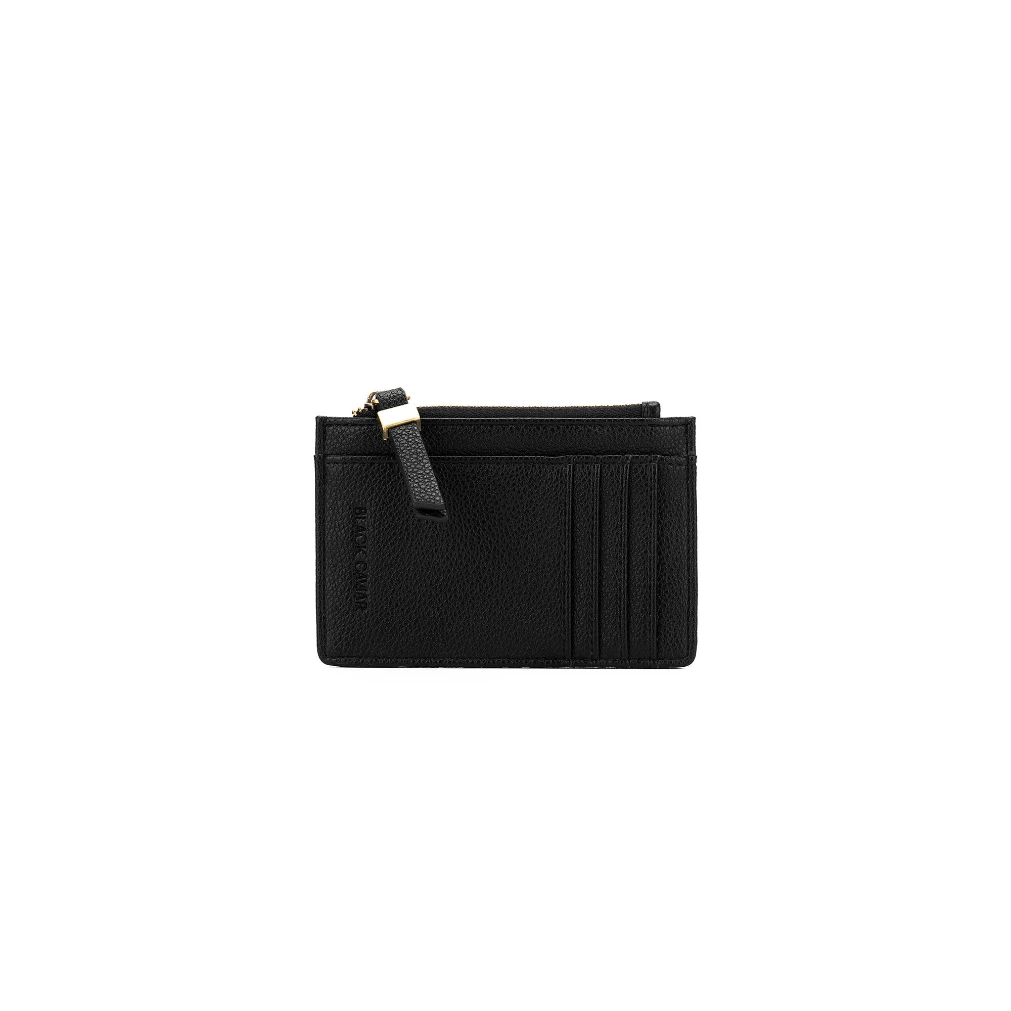 Ines Black Card Holder/Coin Purse