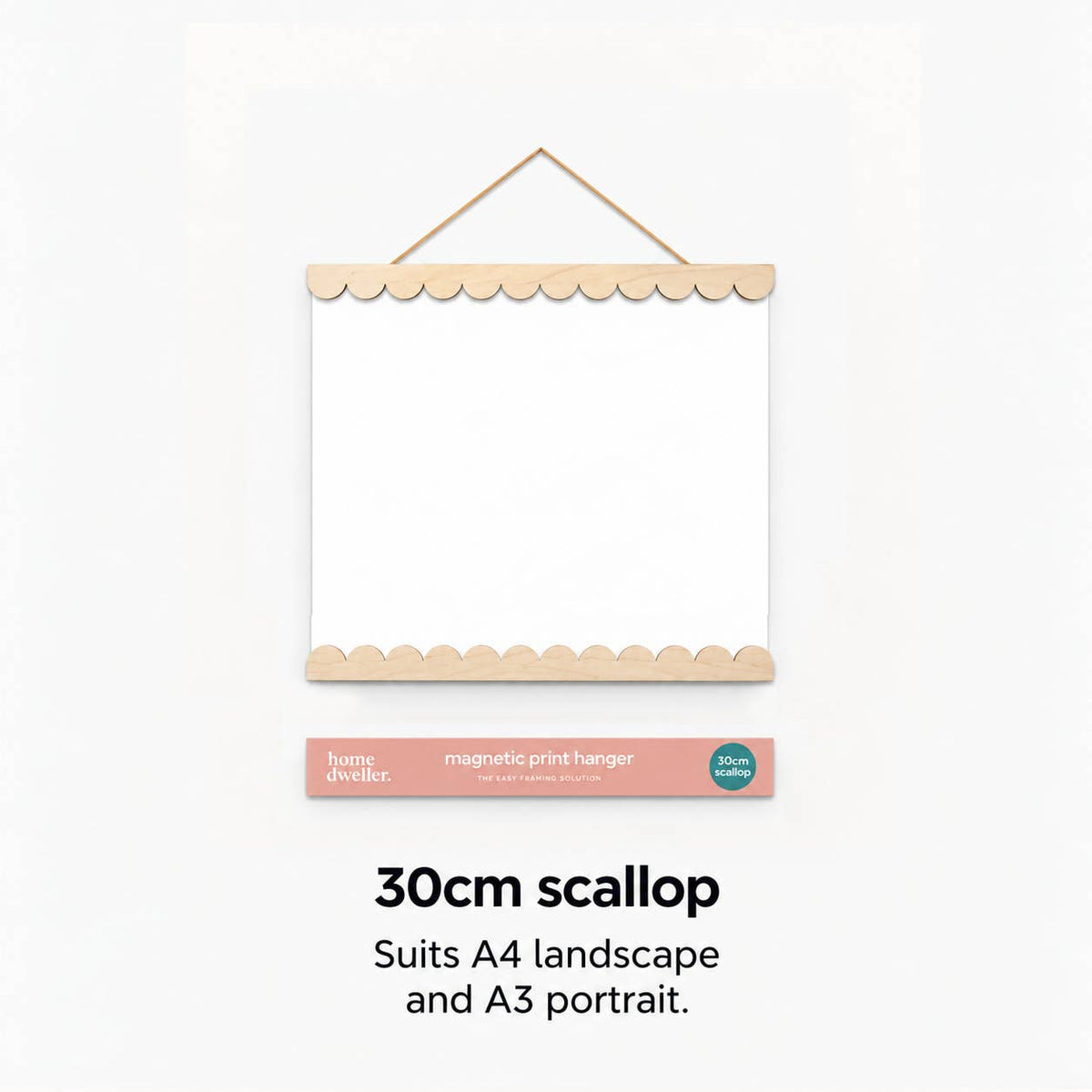 Scallop Magnetic Print Hanger