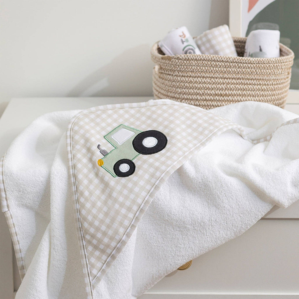 Hooded Towel | Tractor Ride