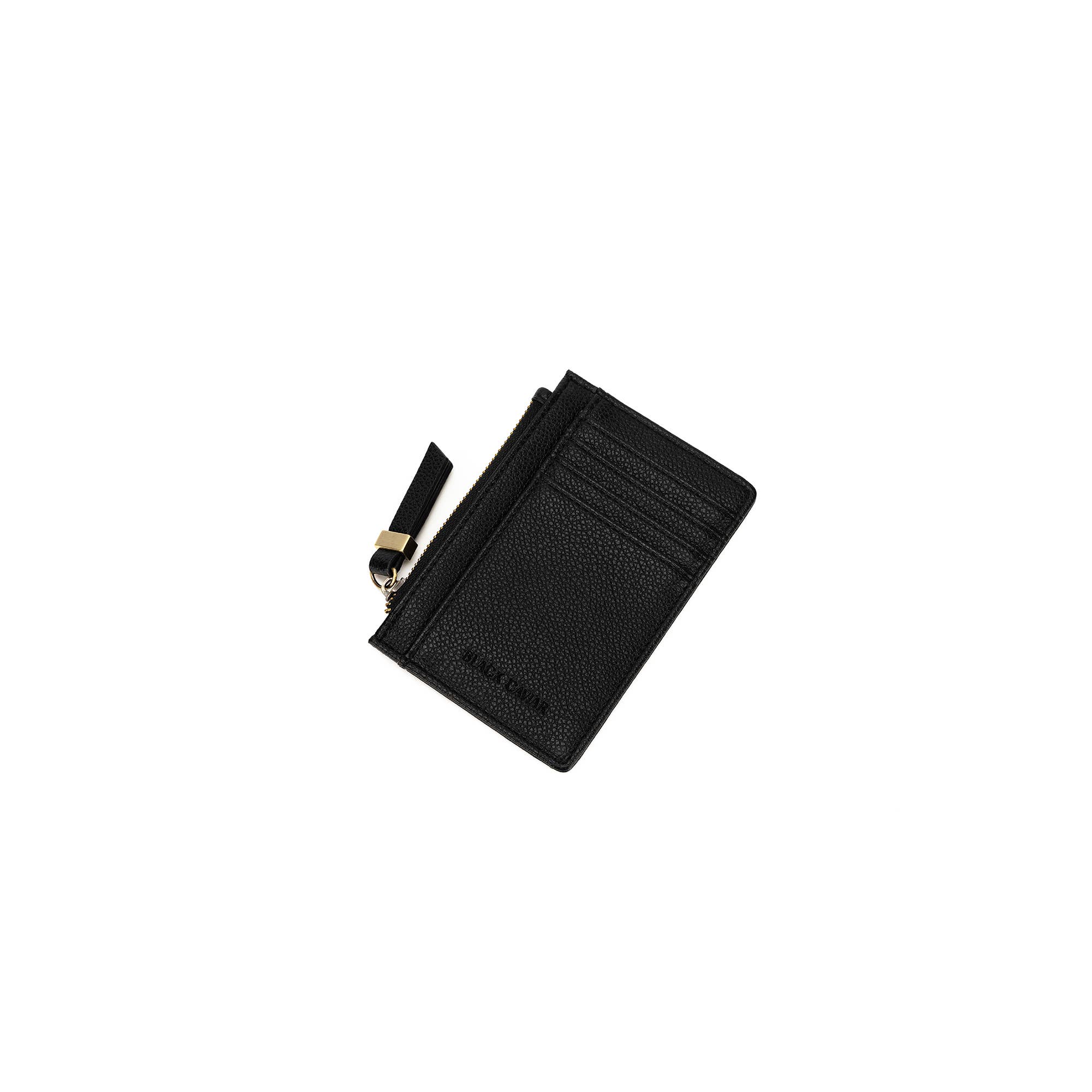 Ines Black Card Holder/Coin Purse