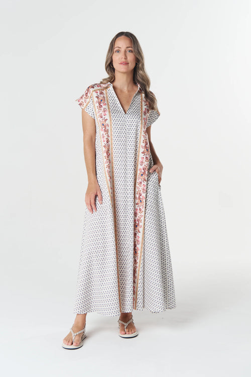 Shell Cotton Dress - Sunset Manor Print | Goondiwindi Cotton