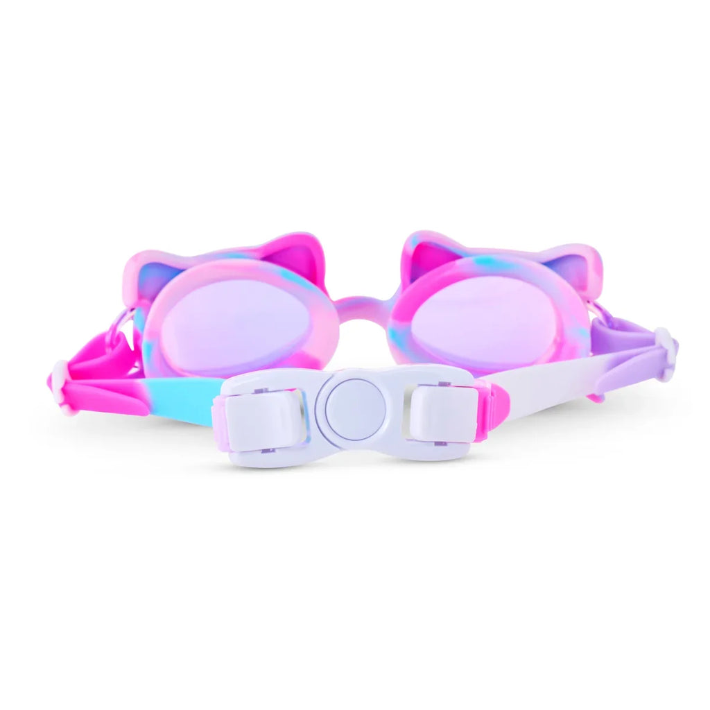 Tie-Dye Meowberry Swim Goggles