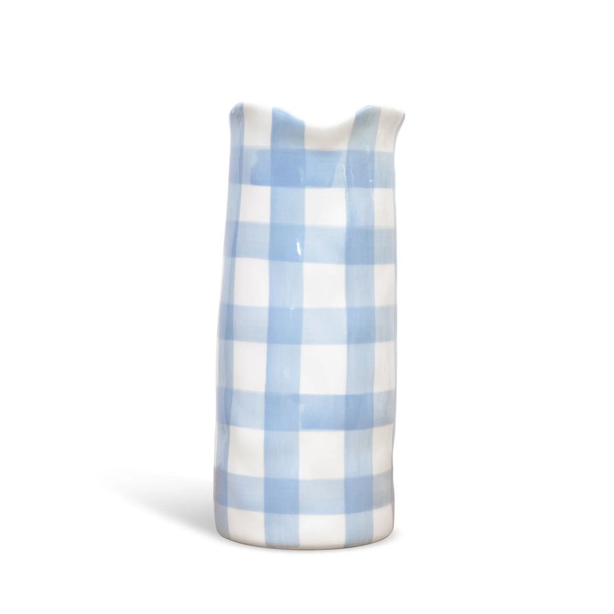 NOSS Medium Vase - Cornflower Blue Gingham