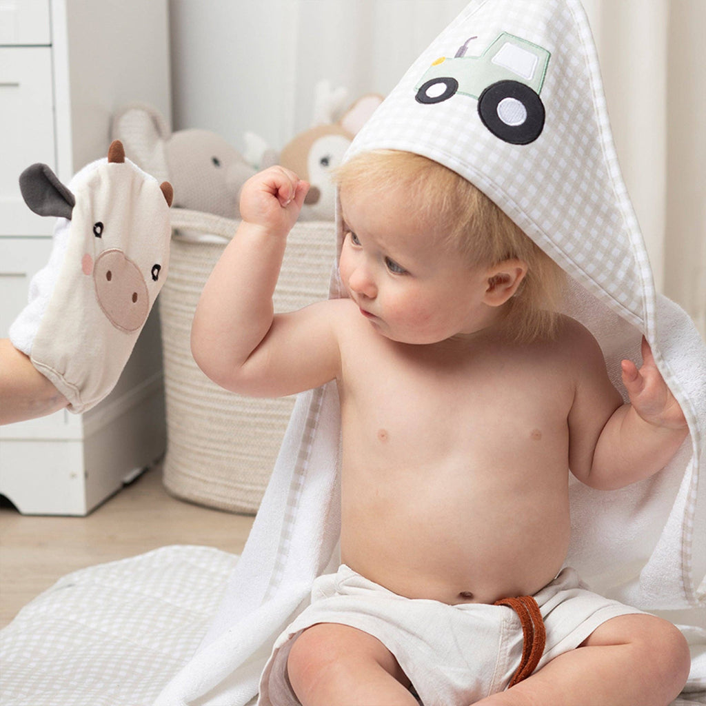 Hooded Towel | Tractor Ride