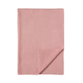 Pram Knitted Blanket | Dusty Rose
