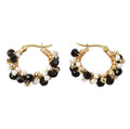 Heidi Beaded Hoop Earrings