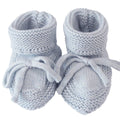 Knit Baby Booties | Blue 0-6mth