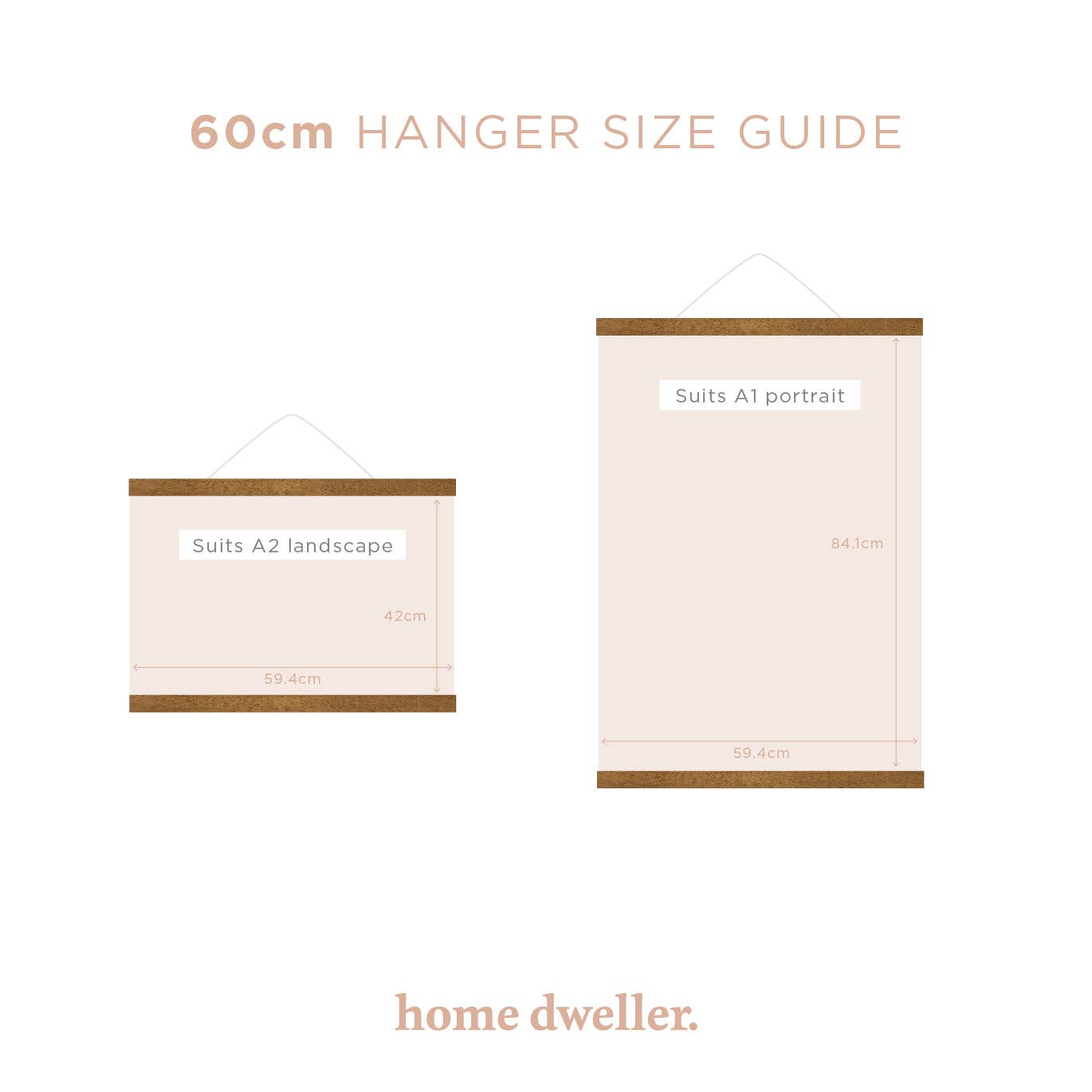 60cm Magnetic Print Hanger Frame