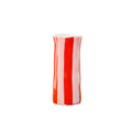 NOSS Small Vase - Red & Pink Stripe