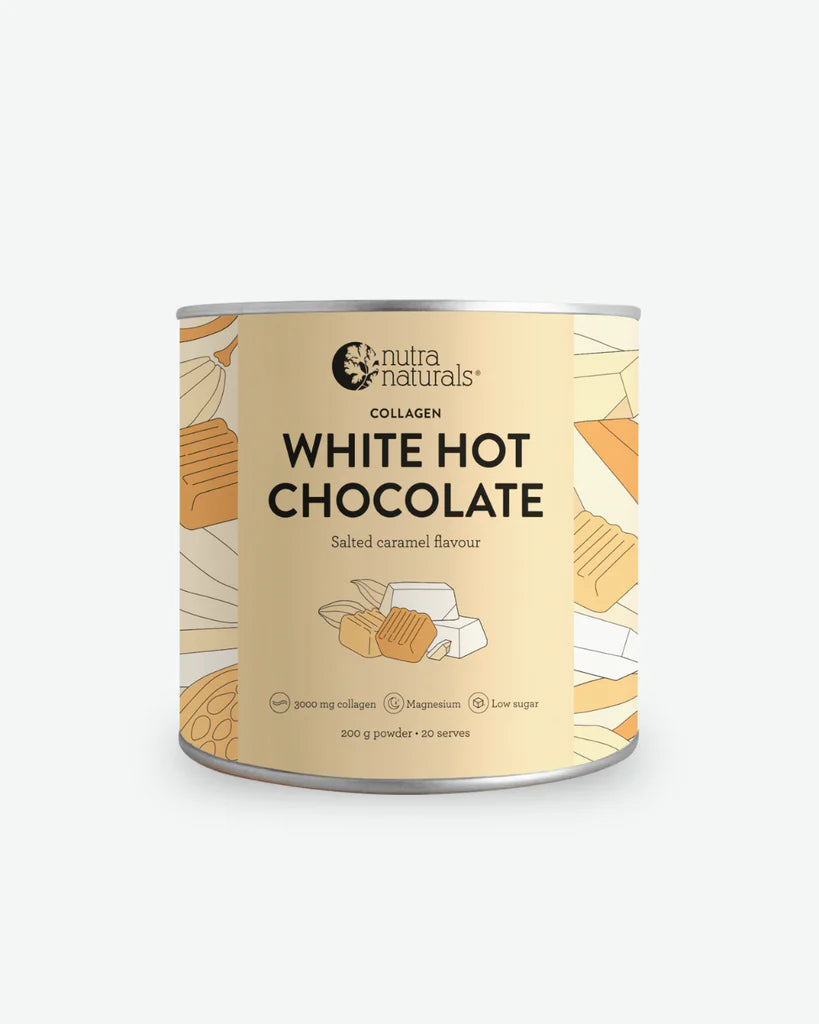 Nutra Natural Collagen White Hot Chocolate - Salted Caramel