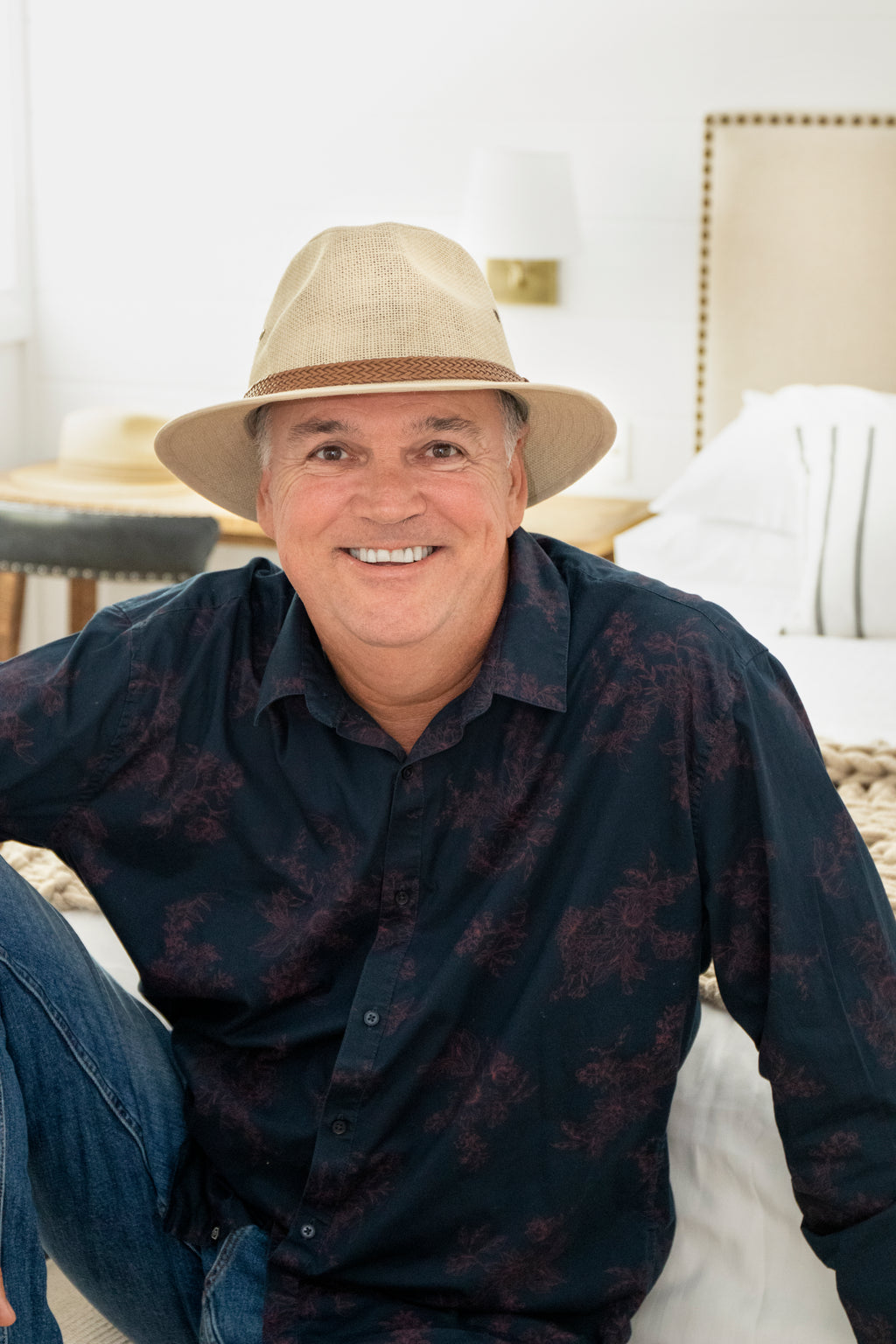 Bayley Drover Linen Hat | Sundaise